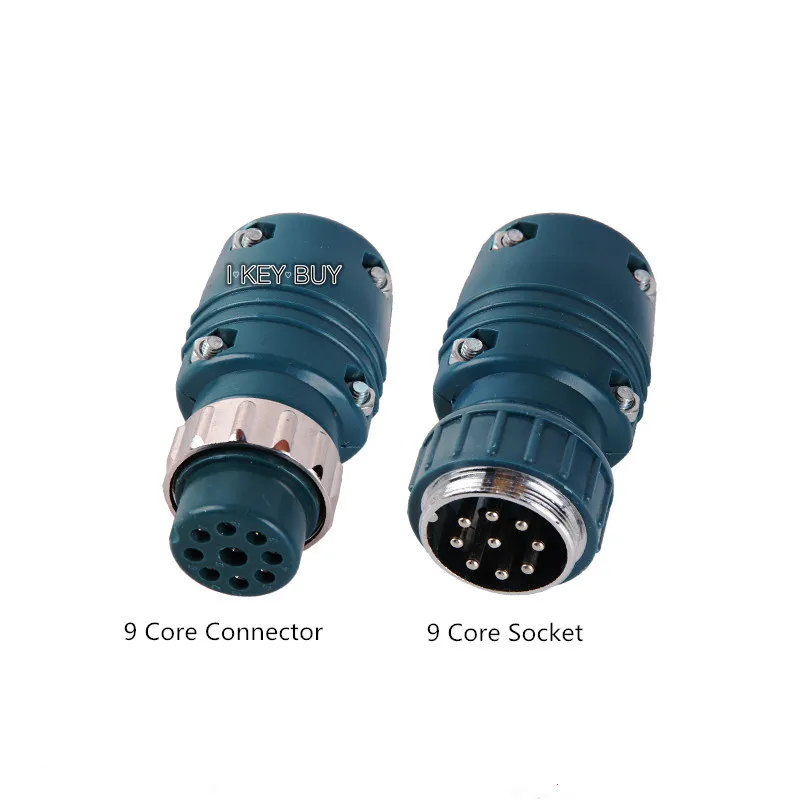 2 Teile/los Gas Geschirmt Schweißen Maschine Draht Feeder 6/7/9 Core Luftfahrt Steckdose Steuer Kupplung Schnell Stecker freies Schiff