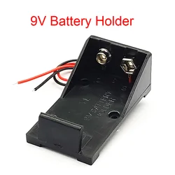 9V Battery Clip Holder 9V Battery Case 9V Battery Box With Wire Leads DIY