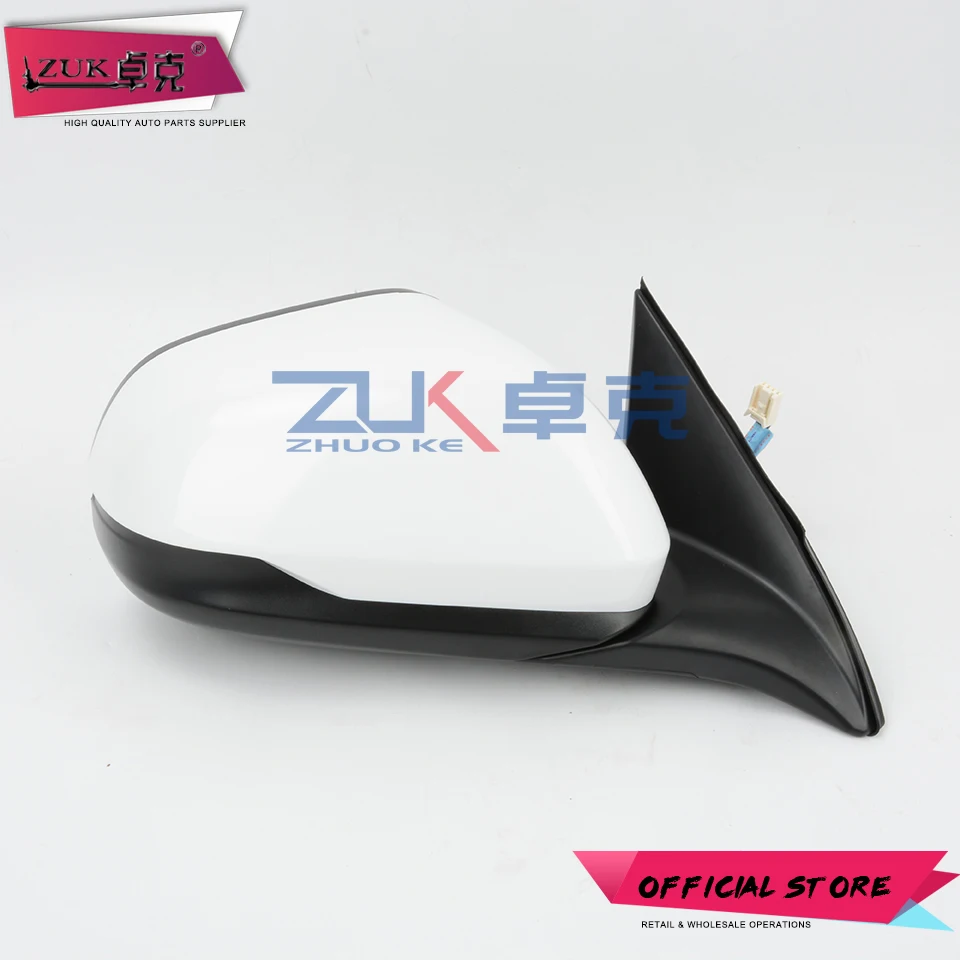 ZUK For HONDA HR-V VEZEL 2014-2020 RU1 RU5 Exterior Rearview Door Mirror Assy 3-PINS 5-PINS Without Lamp