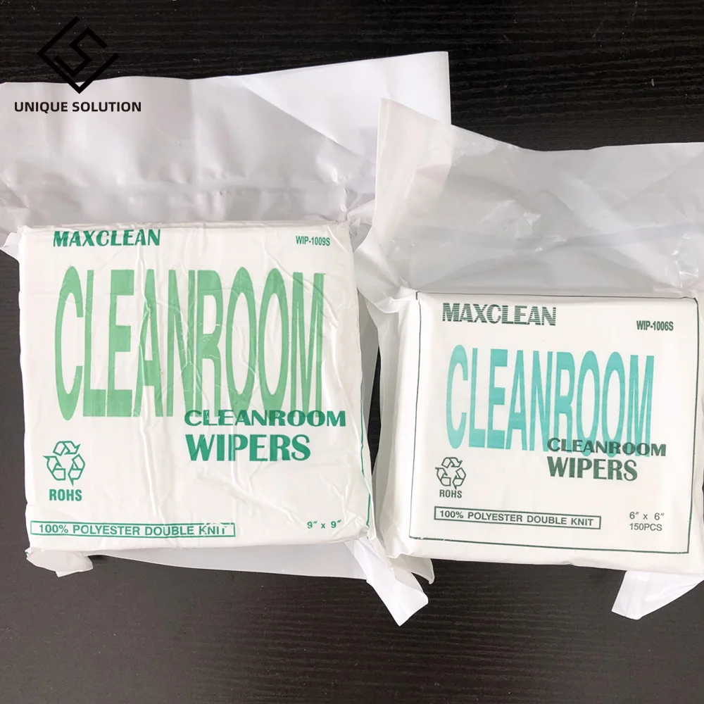 6inch*6inch 9 inch*9 inch cleanroom wiper Cleaning Tissue stencil wiping non dust cloth clean for all large format printer print