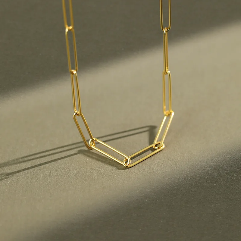 Silvology 925 Sterling Silver Tinfoil Texture Square Flake Necklace for Women Elegant Temperament Necklace Minimalist Jewelry