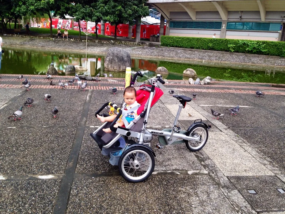 Taga kinderwagen fahrrad mutter baby fahrrad 3 geschwindigkeit legierung rahmen fahrrad kinderwagen