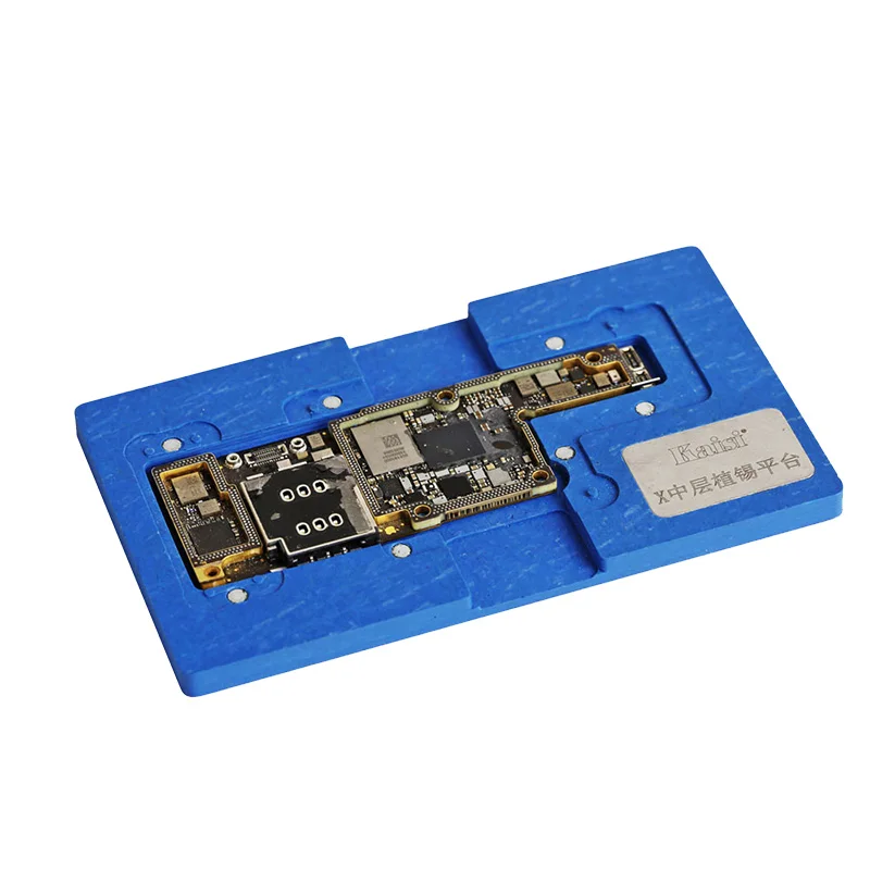 Kaisi plataforma de plantio de estanho, camada intermediária para telefone x xs xsmax 11 11pro 11promax bga, plataforma estêncil de reballing com estêncil