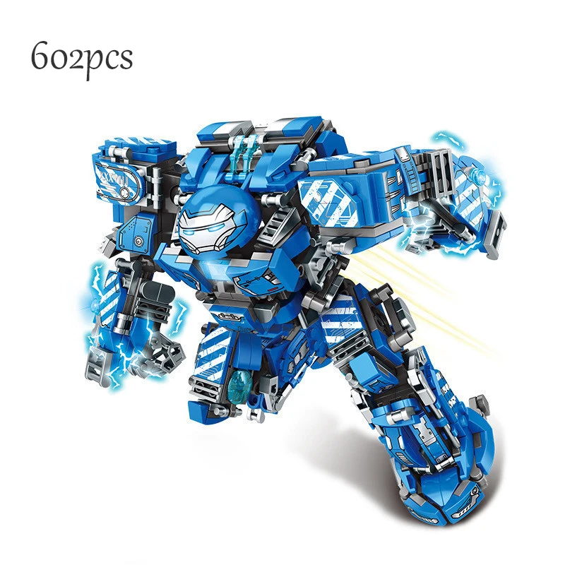 2022 Marl‘s Building Blocks Bricks Iron man Hulkbuster War Machine Super Heroes Avengers Infinity War Children Kids Toys Gifts