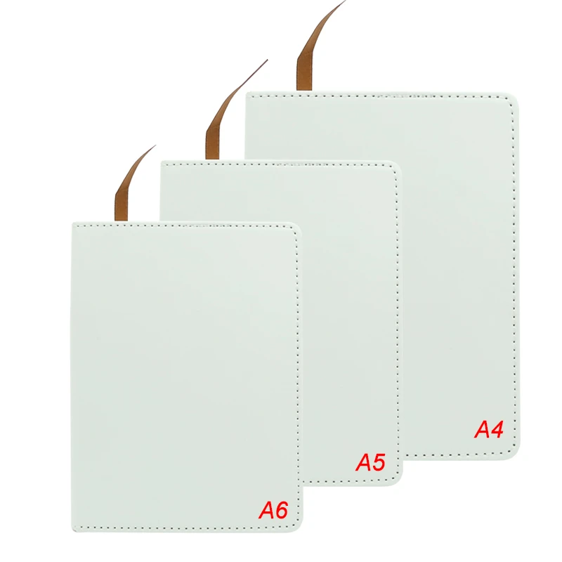 Blank Sublimation PU-Leather Cover Soft Surface Notebook DIY Printing Transfer