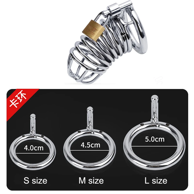 Stainless Steel Cock Cage The Cage of Shame Male Chastity Device Erotic Urethral Lock Chastity Belt Chastity Cage Men Sex Toys