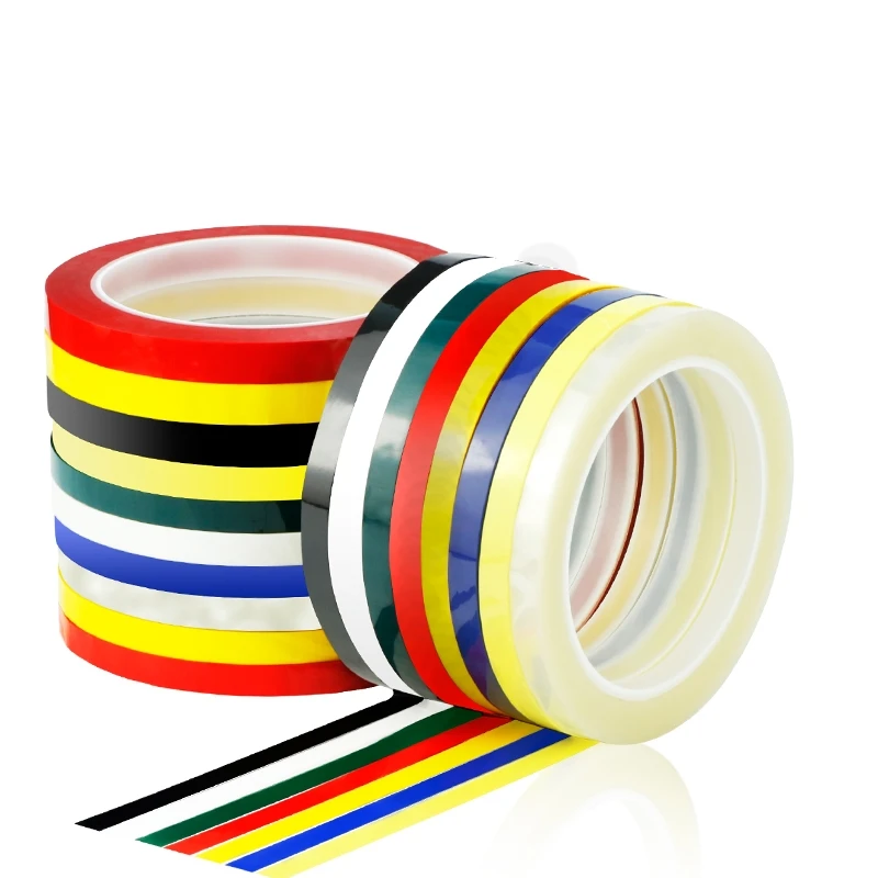 YX 2PACK 10mm Adhesive Insulation Mylar Tape for Transformer, Motor, Capacitor, Coil Wrap, Anti-Flame Yellow 50M/roll