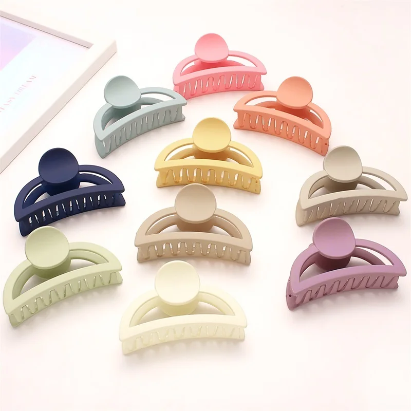 Fashion Hair Claw Hair Clips for Women Colorful Elegant Candy Colors Claw Clip Girls Hair Clip Hair Barrettes Hair Accessories