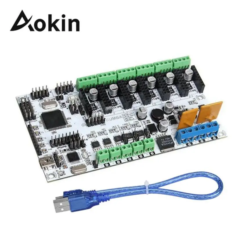 

Aokin For 3D Printer Motherboard Rumba MPU / 3D Printer Accessories RUMBA Optimized Version Control Board