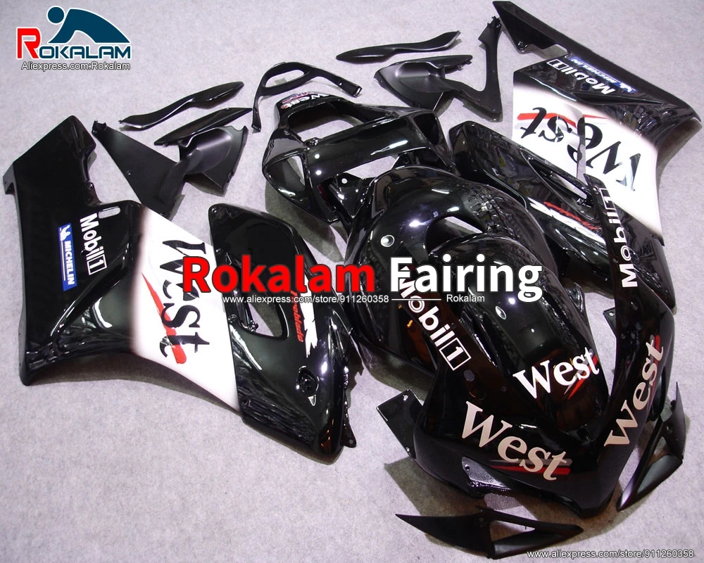 

Body Kits For Honda CBR1000RR 2004 2005 CBR1000RR 04 CBR 1000RR 05 Motorcycle Black White Fairing Kit (Injection Molding)