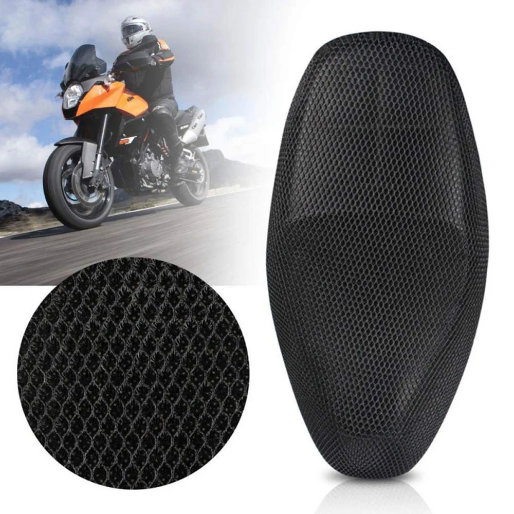 1Pcs 5XL Anti-Slip 3D Mesh Fabric Seat Cover Breathable Waterproof Motorcycle Motorbike Scooter Seat Covers Cushion XXXXXL