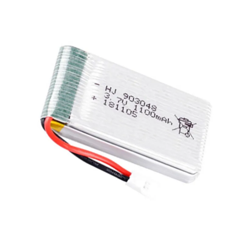 903048 3.7V 1000mAh/1100mAh/1200mAh 20c Lipo Battery For H11D H11C RC Drone Airplanes Li-po 3.7v Battery XH2.54 Plug