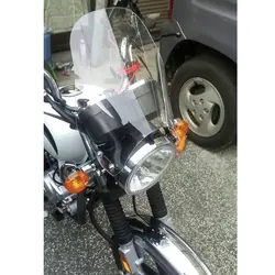 Windscreen For Suzuki VX800 VX 800 GN400 GN250 GN125 GN125E GN125U GN 400 250 125 E U Motorcycle Screen Windshield Smoke Gray