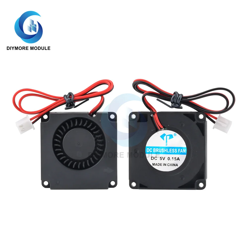 DC5015 DC Turbo Blower Diameter 5cm 5V 12V 24V Machine Silent Oil-Containing Micro Centrifugal Fan