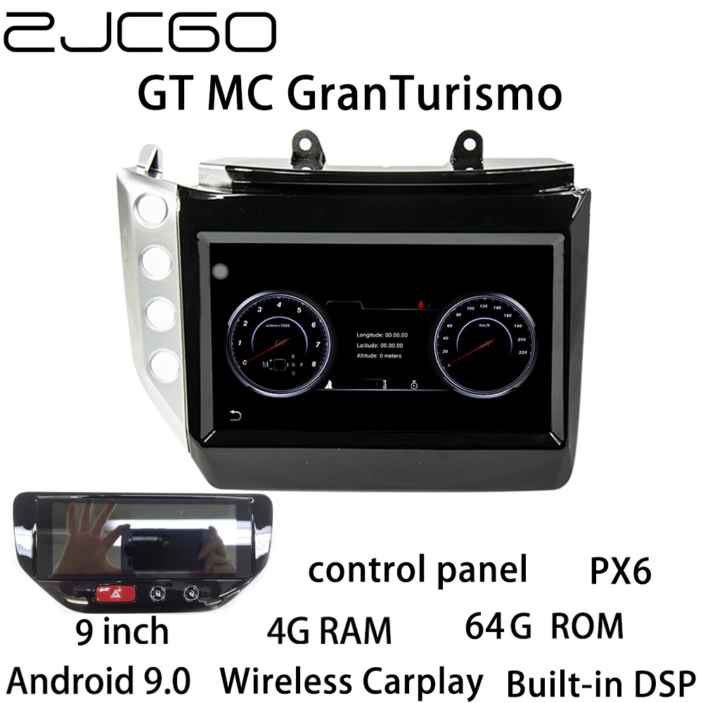 

ZJCGO Car Multimedia Player Stereo GPS Radio NAVI Navigation Android Screen System for Maserati GT MC GranTurismo 2007~2019