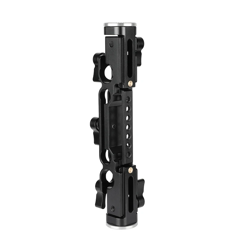 CAMVATE 15mm & 19mm Railblock Rod Clamp With Double-end Extendable M6 ARRI Rosette Mounts For DLSR camera Shoulder Mount Rig