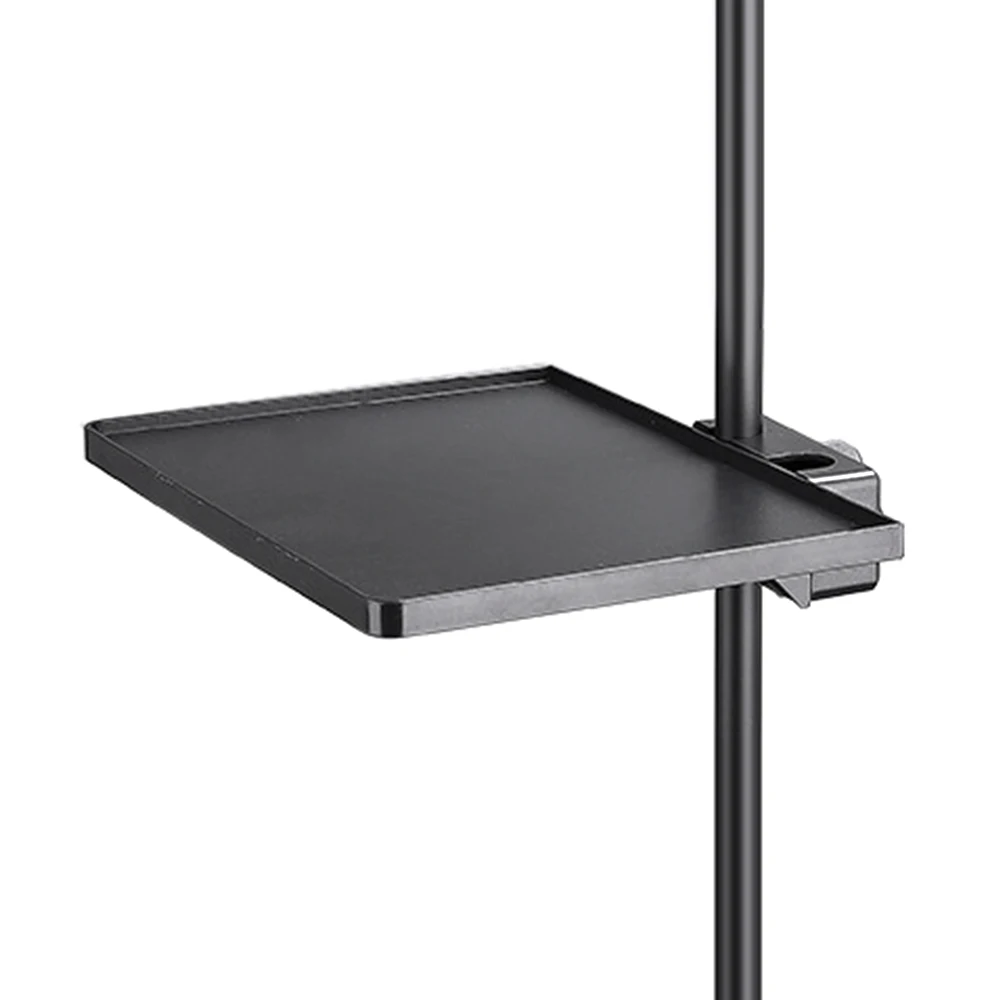 Vassoio per scheda audio Microfono dal vivo Vassoio di supporto in plastica Supporto dal vivo adatto per accessori per staffa per treppiede dal vivo Trasmissione in studio