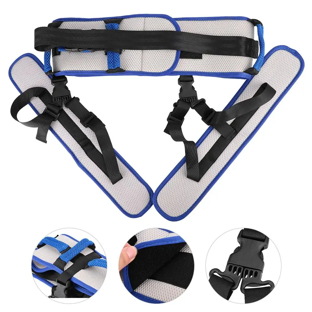 

Medical Transfer Belt Patient Lift Sling Assistant Rehabilitation Belt with Leg Loops Auxiliary Belt Walking Standing Training