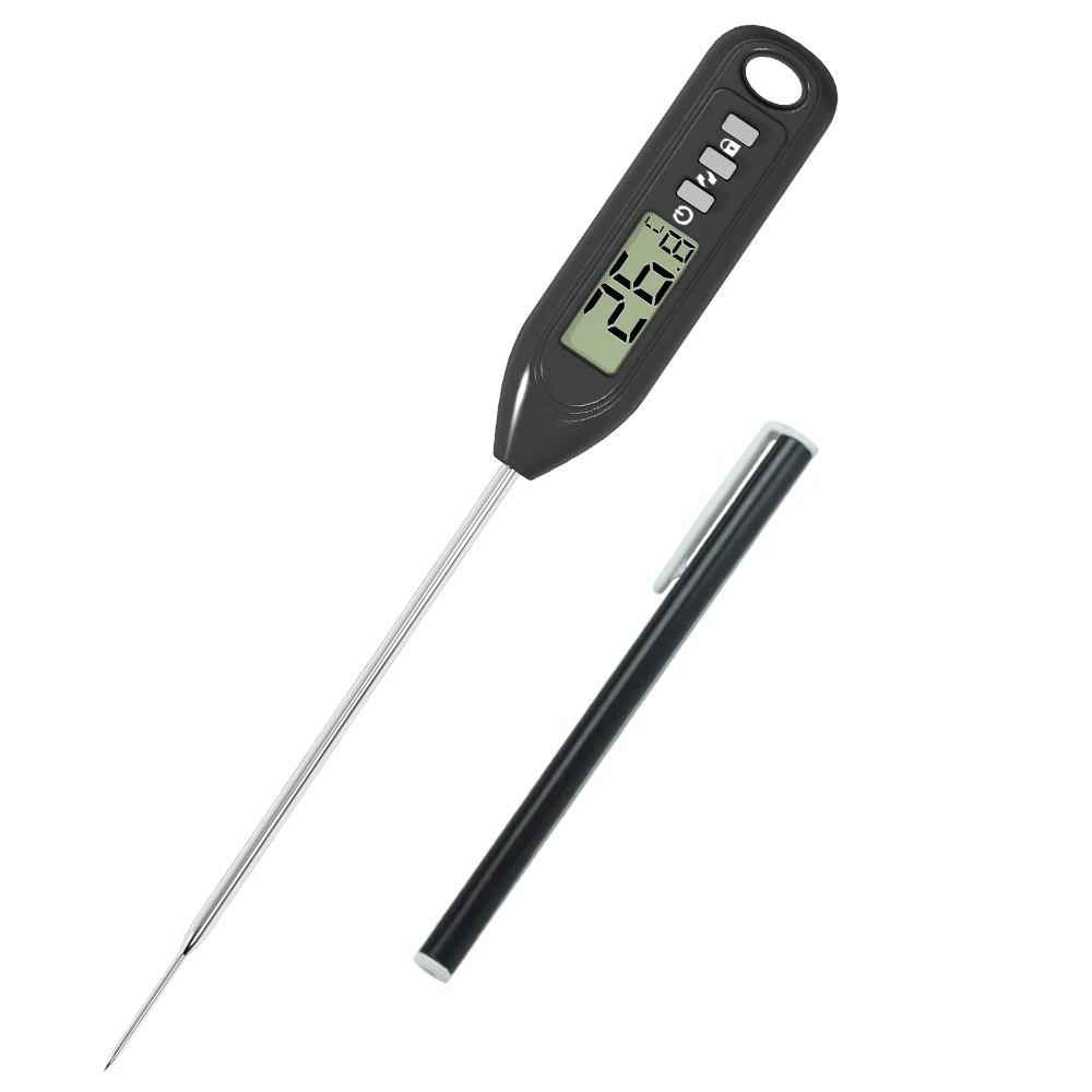 

Digital Food Kitchen Thermometer Fast Read for Meat Oven Milk Water Cooking BBQ Grilling Temperature Test Detector