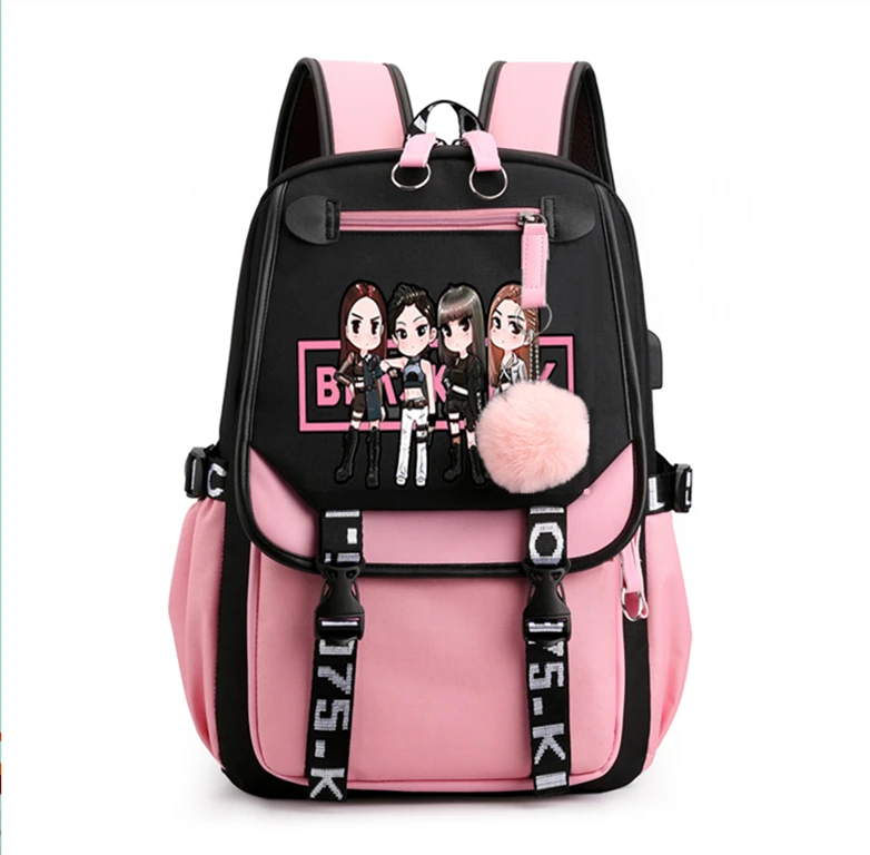 NEW Women girls School Backpacks Anti Theft USB Charge Backpack Waterproof Bagpack School Bags Teenage Travel Bag