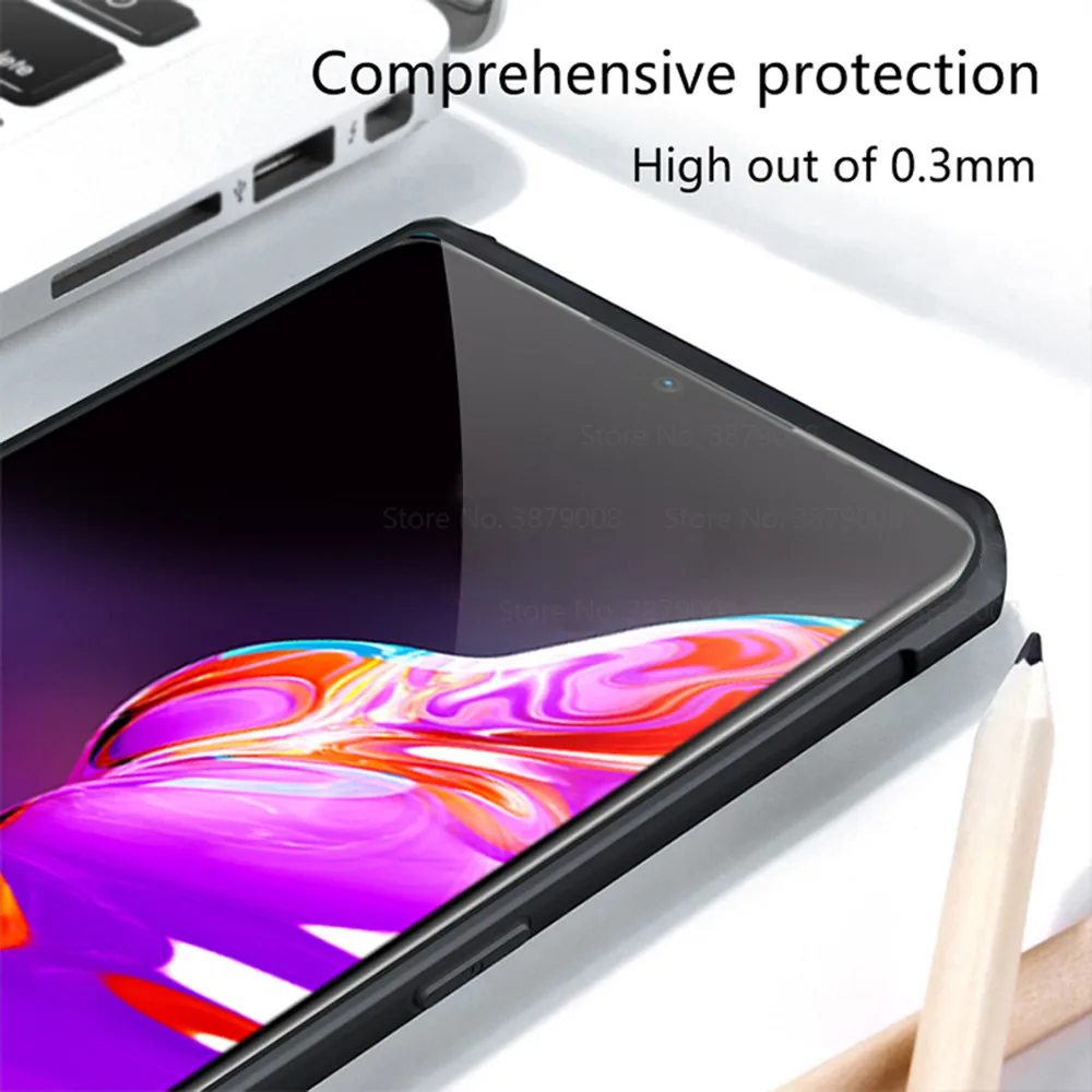 Transparent Acrylic Armor Shockproof Case For Infinix Hot 10S TPU Bumper Protective Back Cover For Hot 10 Lite Play Note 10 Pro