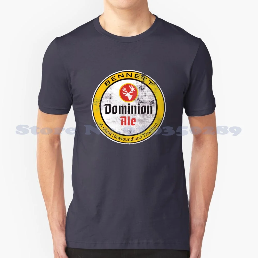 Ale Cool Design Trendy T-Shirt Tee D Newfoundland Ale Beer Vintage Beer Caribou Bennett Brewery