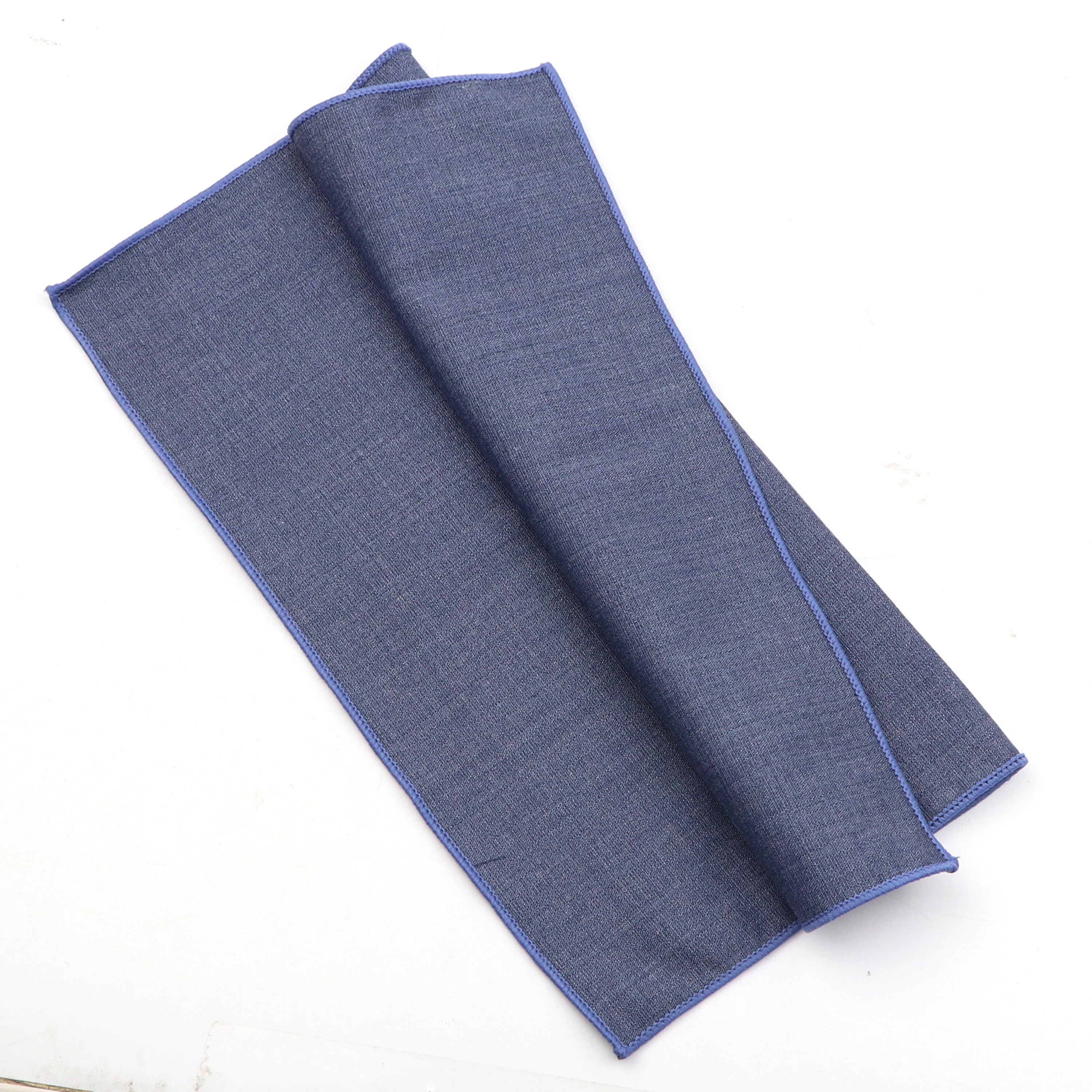 New Soft Thin Solid Color Handkerchief Polyester Classic Cool Tone Hankie 22cm Men Wedding Party Business Daily Suit Accessory