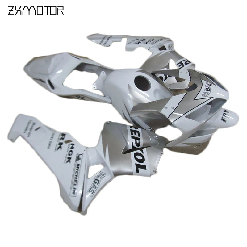 

Aftermarket Injection Motorcycle Fairing kits for Honda CBR600RR F5 2003 2004 white black fairings set cbr 600 rr f5 03 04 CX24