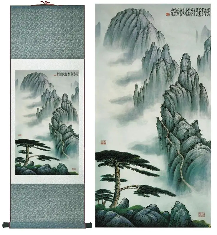 

landscape painting Chinese art Painting Home Office Decoration Chinese painting 2015012118Printed painting