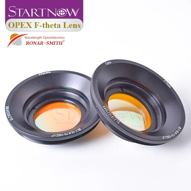 Startnow 10.6um F-theta Field Scan Lens 110X110 140X140 175X175 ZnSe CO2 Focus Lens Thread M85mm For Laser Marking Machine