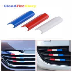 CloudFireGlory-cubierta de rejilla delantera para Peugeot, Kit embellecedor de Color con bandera de Francia, para modelos 301, 4008, 308 y 408