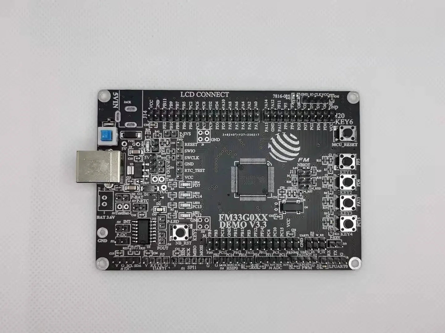 Scheda di valutazione della scheda di apprendimento della scheda di sviluppo MCU serie FM33G048