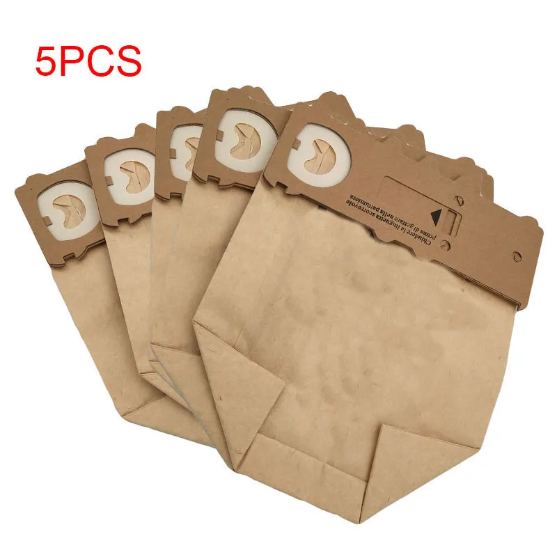 5pcs/lot Bags For VORWERK KOBOLD VK130 VK131 FP130 FP131 KOBOLD130 KOBOLD131 vacuum cleaner Dust Bags Paper bag