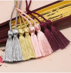 2-10Pcs Long Rope Double Fringe Trim Tassels Home Textile Curtain Garment Decorative Accessories DIY Hand Crafts Tieback Tassel