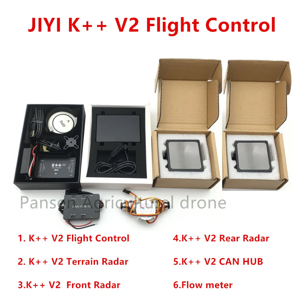 

NEW Original JIYI K++ V2 Flight Control Dual CPU Optional Front Rear Obstacle Avoidance Radar Special Agricultural Drone