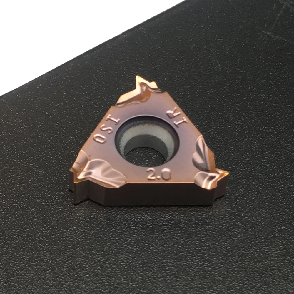 10PCS 16IR M 2.0 ISO FT1125 สแตนเลสและเหล็กชิ้นส่วนเครื่องกลึงสากล Toolholders เกลียวแทรก CNC เครื่องมือ