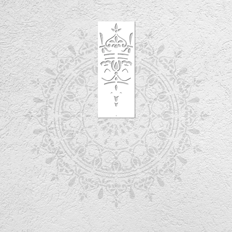 190cm - 230cm Stencil Wall Decor For Painting Plaster Template Furniture Decorative Extra Huge Large Mandala Ceiling Round S168