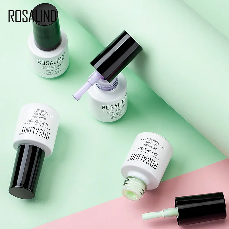 Rosalind 7Ml Gel Nagellak Zomer Macaron Voor Semi Permanente Manicure Gel Hybrid Vernis Voor Matt Base Top Coat diy Art Design