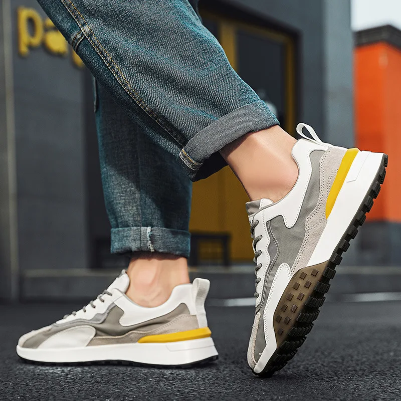 Fashion Casual Men's Shoes Designer Sports Shoes New Outdoor Walking Training Shoes Skateboard Shoes Zapatillas De Hombre image 2