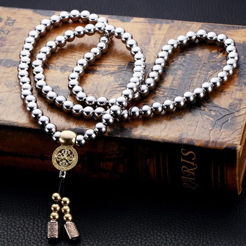 Catazer Tactical Buddha Beads EDC Outdoor Tools Self-Defense Protection Survival Necklace Chain Whip Dropshipping Martial Arts