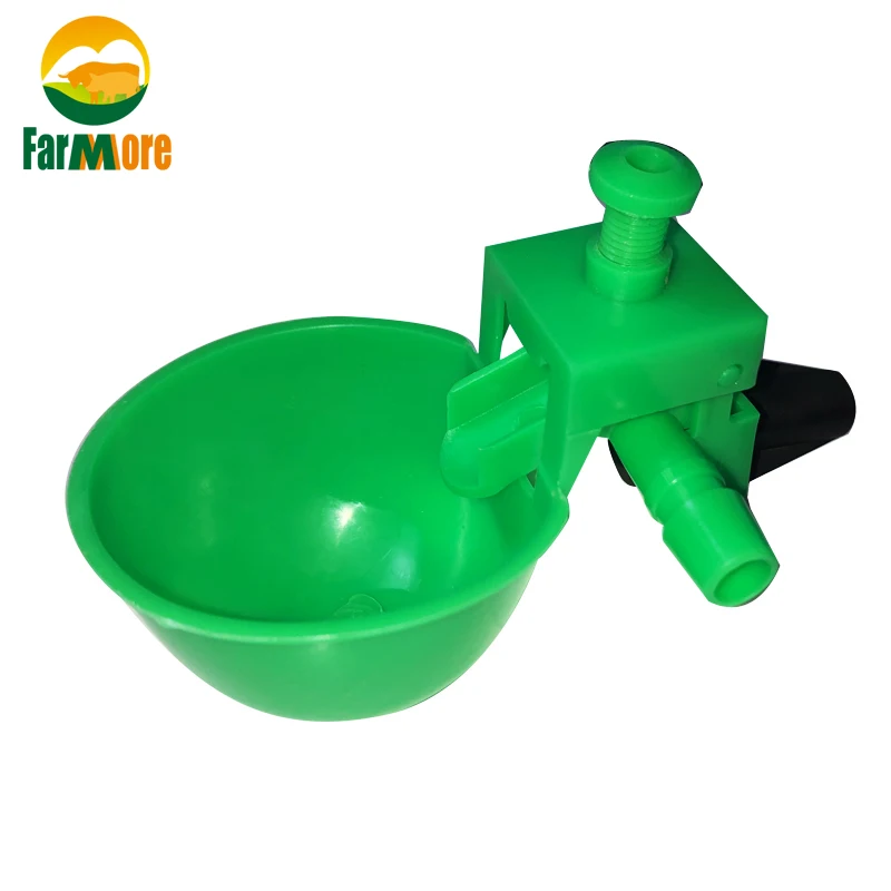 

10-50 Sets Green Chicken Waterer Automatic Drinking Bowl for Chicken Coop Quail Poultry Chicken Fowl Drinker Farm Drinking cups