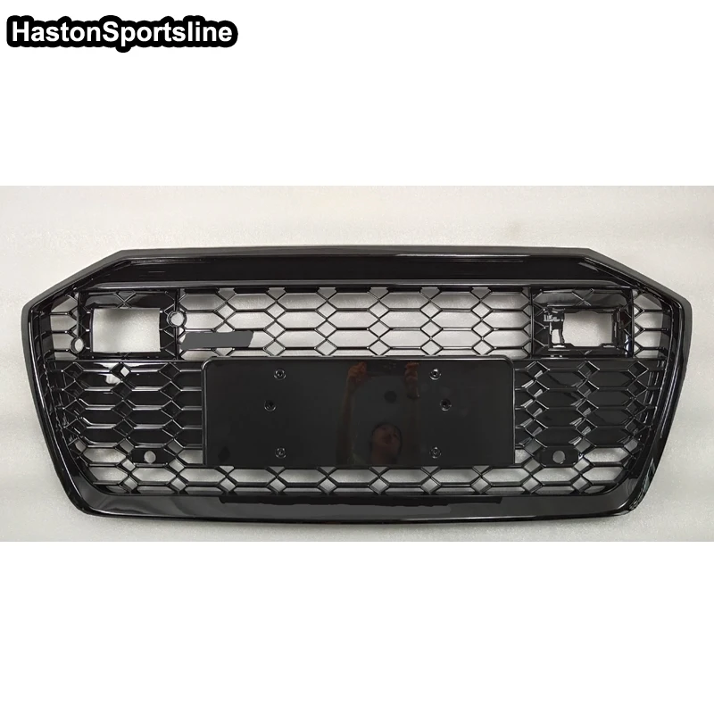 A6 C8 S 6 S-Line Race Grills Q Stijl Met Acc Voorbumper Motor Grille Grill Voor Audi A6 S6 Sline 2019-2021 Auto Accessoires