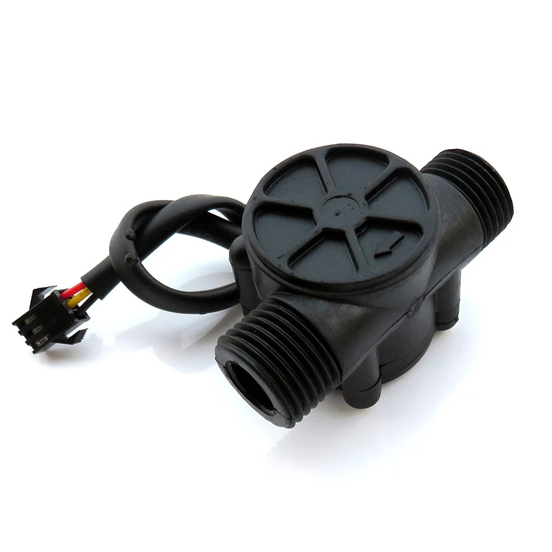 1/2" 3/4" DC 5-18V Water Flow Sensor Flowmeter Hall Flow Sensor Water Control Liquid Sensor Switch