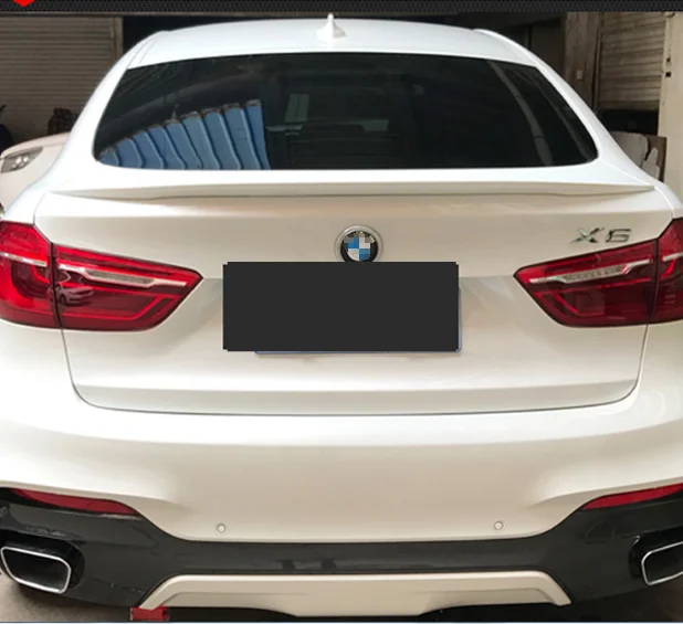 car styling ABS X6 F16 Rear Spoiler Trunk Wing for BMW X6 F16 M-Performance style