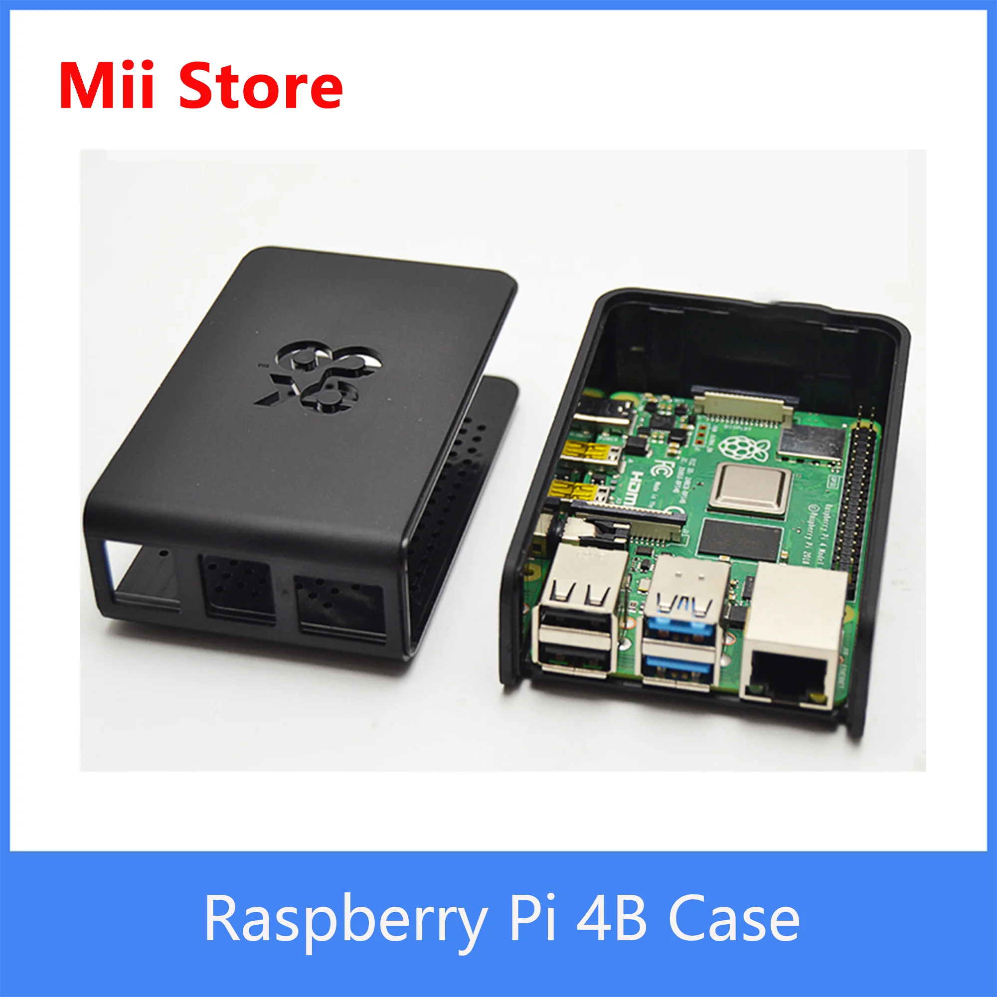 Caso oficial Raspberry pi 4 Modelo B Autêntico ABS Shell