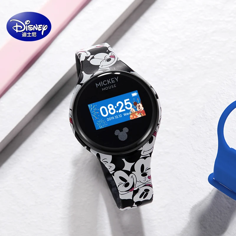 Disney-reloj de pulsera Digital inteligente para niño y niña, pulsera deportiva Original de Marvel, Micky Mouse, Spider Man, los vengadores, Frozen