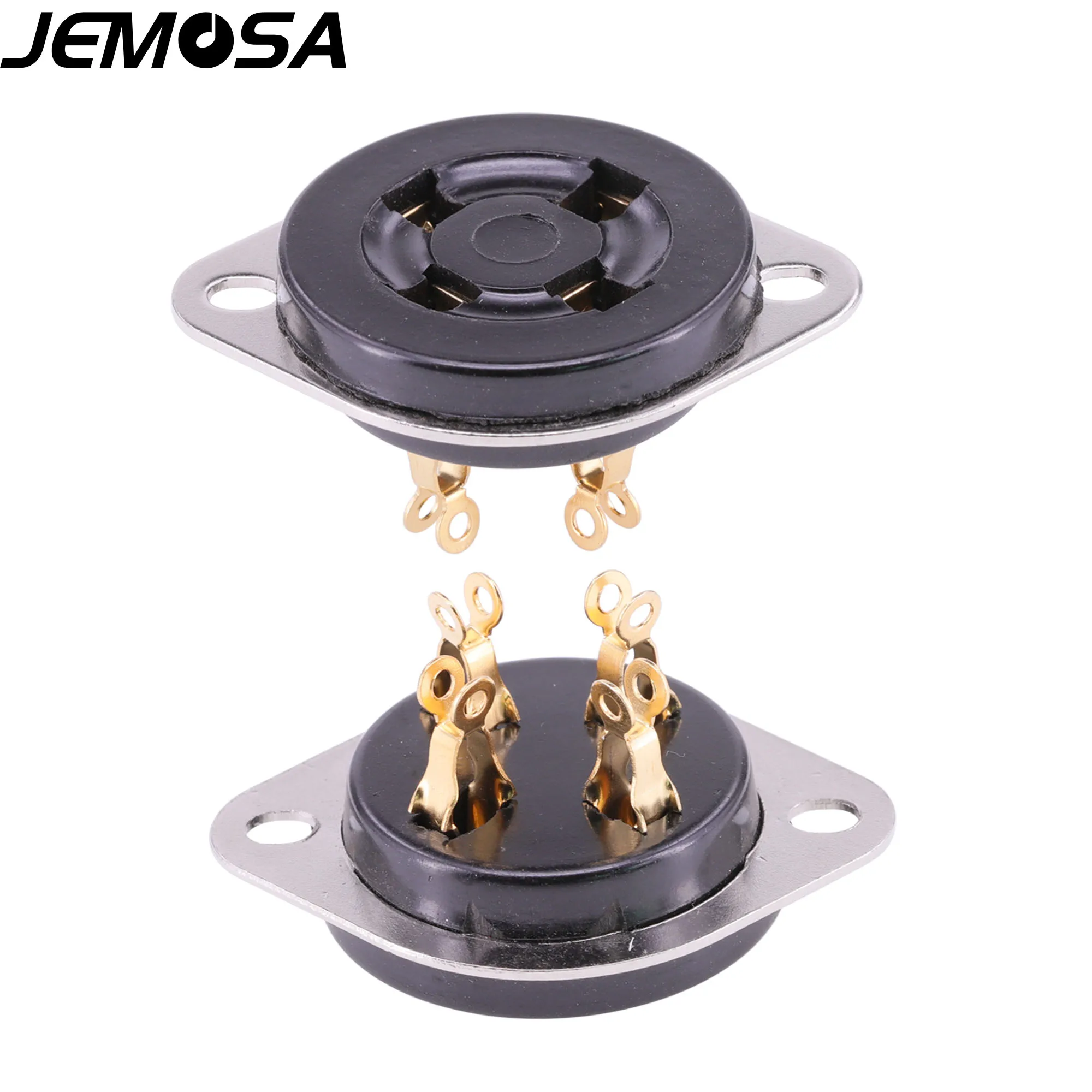 4-контактная трубчатая розетка U4A, керамическая трубка, розетка, основание клапана, для 2A3 300B 811 274A 572B, вакуумная трубка, усилитель звука, винтажный HIFI