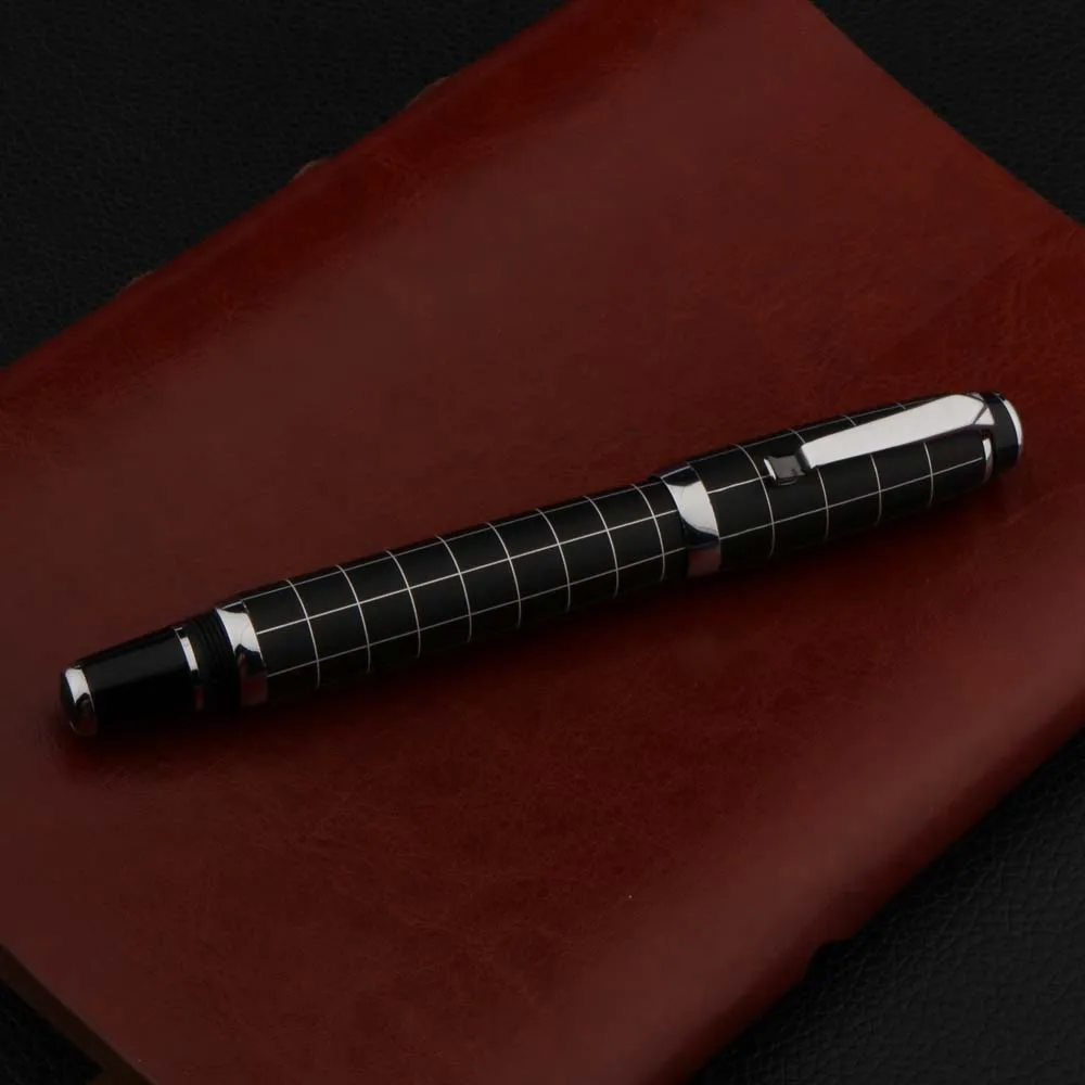 Luxury High Quality 005 Frosted BLACK Rollerball Pen Signature INK PEN Spinning BALL POINT PEN Stationery Office Supplies
