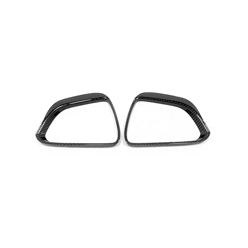 

For Tesla Model3 Model 3 2017 18 19 2020 ABS Chrome/Carbon Fiber Car side door rearview mirror rain eyebrow Cover Trim Sticker