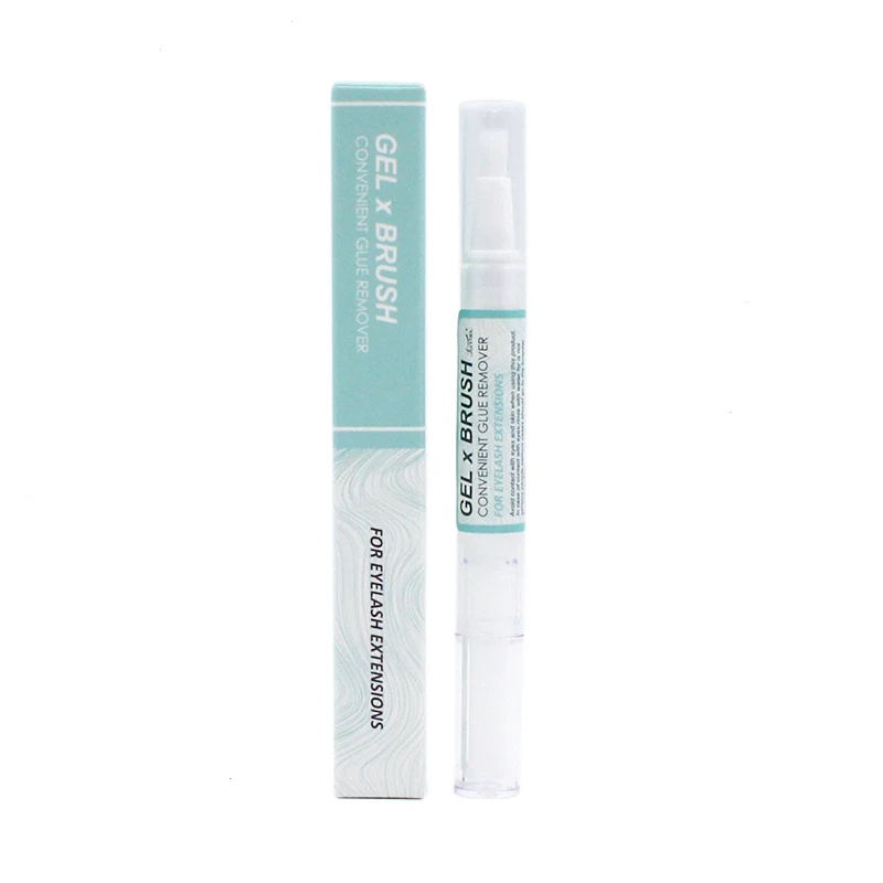 10pcs Funmix ใหม่ Fake Eyelash กาว Remover แปรง Eyelash Extension กาวกาว Remover พร้อมแปรง